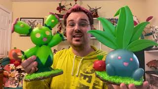 Dabid Unboxes! #4: Pokemon Center Gardening Statues - Oddish & Maractus Review