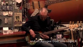 Sterling Ray CA fretless demo