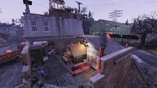 Fallout 76 - Rooftop Greenhouse Camp Build