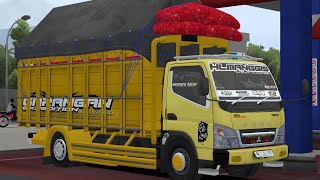 SHAREE/// LIVERY MODS TRUCK CANTER UBLEM UTEM S9 MUKHLAS PO ///BUSSIMULATOR INDONESIA TERBARU