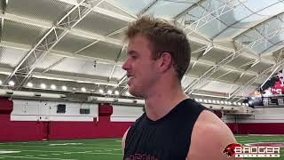 Badger safety Hunter Wohler talks building on success against Purdue, Rutgers RB Kyle Monangai