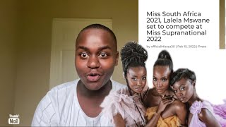 Lalela Mswane Goes To Miss Supranational ✨| Miss SA causes another upset ?