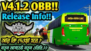 Bussid V4.1.2 Bd Traffic Obb Link.?? || bussid v4.1.2 Ets2 Traffic obb release date || speed traffic