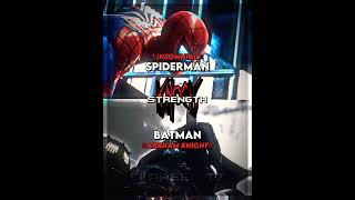 Imsominic Spiderman vs Arkham Knight Batman #vs #debate #games #shorts #1v1 #marvel #dc