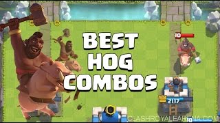 Clash Royale best hog rider deck for 3 crowns