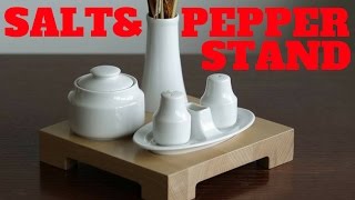 Making a wooden salt and pepper shaker stand