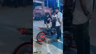 DUAL TB HABA NG BACKFIRE 🔥💨 #motorshow2023  #loudestpipe