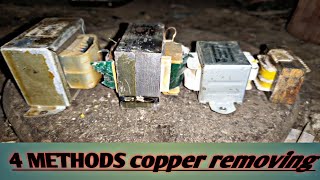 how to remove a transformer copper  #copper #transformer