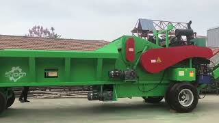 Improved mobile SHD1250-500  wood chipper with diesel engine,capacity can get 30t/h for fresh tree.