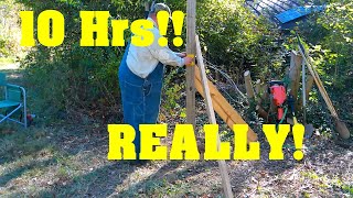 Starting the LEAN TOO - Homesteading ASMR 101 Building a Tractor Shed