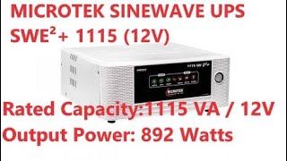 MICROTEK SINEWAVE UPS SWE²+ 1115, #MICROTEK #1115 #SINEWAVE #1225 #BESTUPS