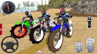 Off-road Dirt Motocross Bike Multiplayer Mud Racing Motorcycle Stunt Bike Offroad Outlaws Gameplay