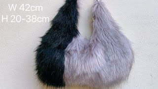 How to sew a Faux fur bag out of your old jacket