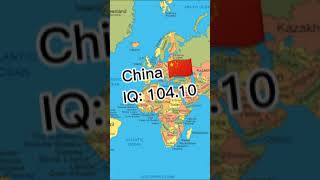 Smartest Country in The WORLD 🌎 by IQ #shorts #like #subscribe