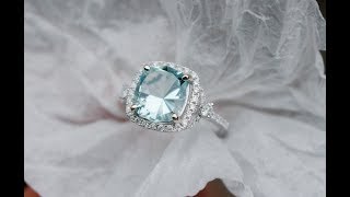 HAND-CUTTING A 3CT AQUAMARINE RING