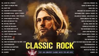 Top 100 Best Classic Rock Songs Of All Time  Bon Jovi Queen The Beatles ACDC CCR