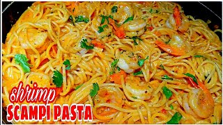 shrimps scampi pasta|garlic shrimps spaghetti |15 minutes delicious pasta recipe