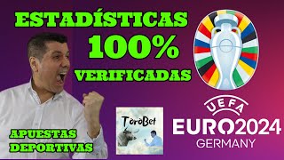 [APUESTAS DEPORTIVAS] Estadísticas 100% ✔️VERIFICADAS para 💰APOSTAR en la EUROCOPA 2024.