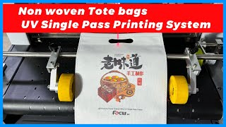 how to do a good color ink printing on non woven bags? #singlepassprinter #uvprinting