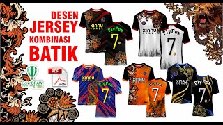 Design jersey terbaru kombinasi batik