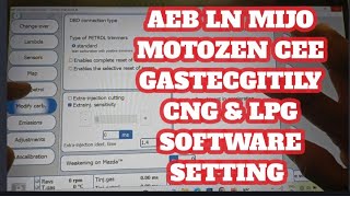 AEB LN MIJO CEE GASTECGITILY CNGLPG SOFTWARE SETTING