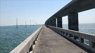 7-ми мильный мост над океаном. Florida Keys. Дорога до самой южной точки Америки.