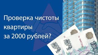 Проверка чистоты квартиры за 2000 рублей?