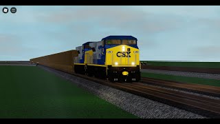 CSX YN2s Leads Long Empty Coal train