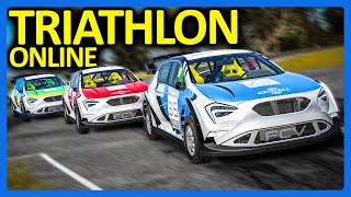 BeamNG Online : TRIATHLON!! (BeamNG Boats, Cars, Planes)