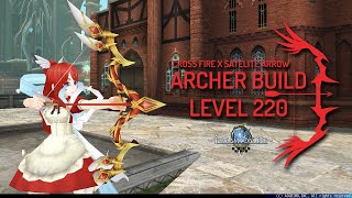 [Toram Online] Build Archer DPS Level 220 | CF Satelite