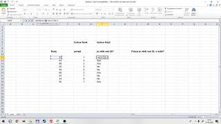 MS Excel 5 - Funkce RANK a KDYŽ