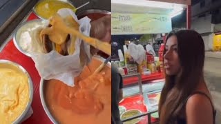 A Ingrid ohara fez esse vlog levando uns gringos pra comer o famoso lanche "podrão"