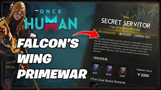 Taking Down The Falcons Wing Primewar! (lvl45) | Once Human Gameplay