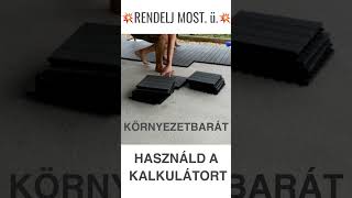 Alakítsa át kültéri terét percek alatt // Decko Kültéri Járólapok | #shorts