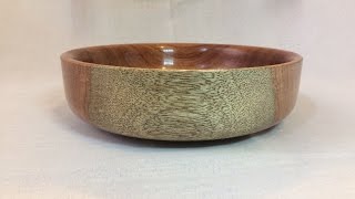 Wood turning - First time turning Bubinga bowl (absolutely love this wood)