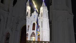 our lady of carmel Flag  procession in velankanni