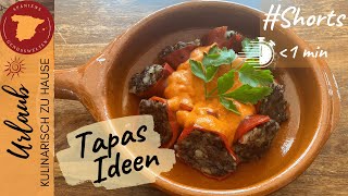 🇪🇸 Spitzpaprika Morcilla Tapas #Shorts - Spanische Rezepte unter einer Minute 🇪🇸