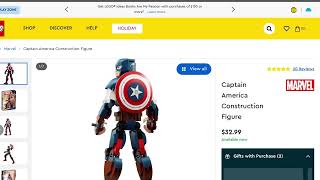 These Captain America brand New World sets are overpriced