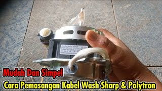 Cara Menentukan Kabel Dinamo Wash Mesin Cuci Sharp & Polytron#serviceelektronik