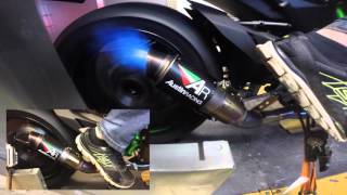 Austin Racing Kawasaki H2 Exhaust Inconel Full System Dyno