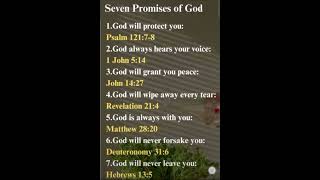 Seven Promises of God.