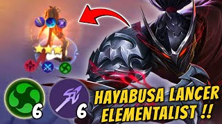 TRASH TALKER ENEMY GETS OUTPLAYED !! HAYABUSA LANCER ELEMENTALIST !! MAGIC CHESS MOBILE LEGENDS