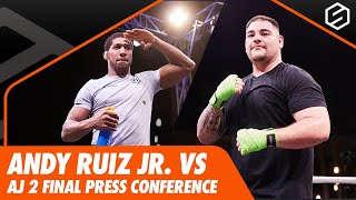 🥊 Andy Ruiz Jr. vs Anthony Joshua 2 Final Press Conference in Saudi Arabia