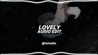 lovely - Billie Eilish, Khalid | Audio Edit