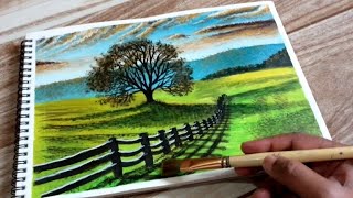 Secrets of Easy Acrylic Landscape Painting | Step-by-Step Guide | @paintingforyou1963