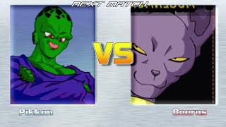 Pikkon vs Beerus. MUGEN