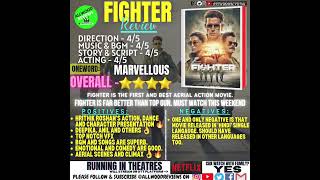 Fighter Review #fighter #hrithikroshan #deepikapadukone #siddharthanand #anilkapoor #shorts #review