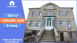 Sebail Rayonunda 9 otaqli, 560 m², 1.300.000 AZN, Villa, Elan s/ Abbas m- (050) 209-36-48