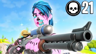 21 Kill Solo Arena Full Gameplay (Fortnite Season 3 Chapter 2)