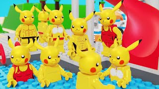 LEGO Pokemon Pikachu and Friends at the Pool – Fun Water Adventure!